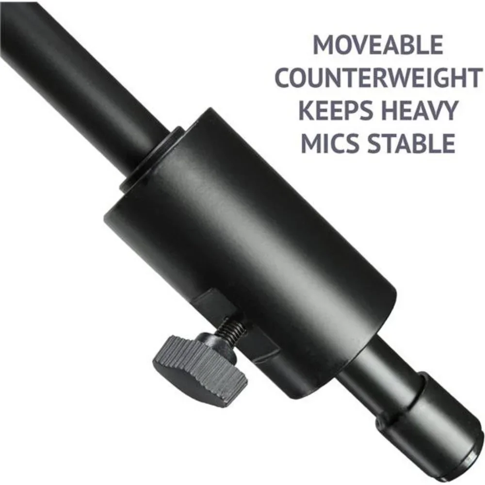 SMT-1 Professional Mic Stand Heavy Duty 93” Studio Overhead Boom Stand 76”